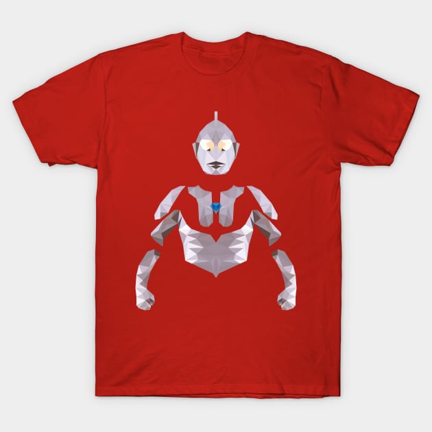 Ultraman (Low Poly Style) T-Shirt by The Toku Verse